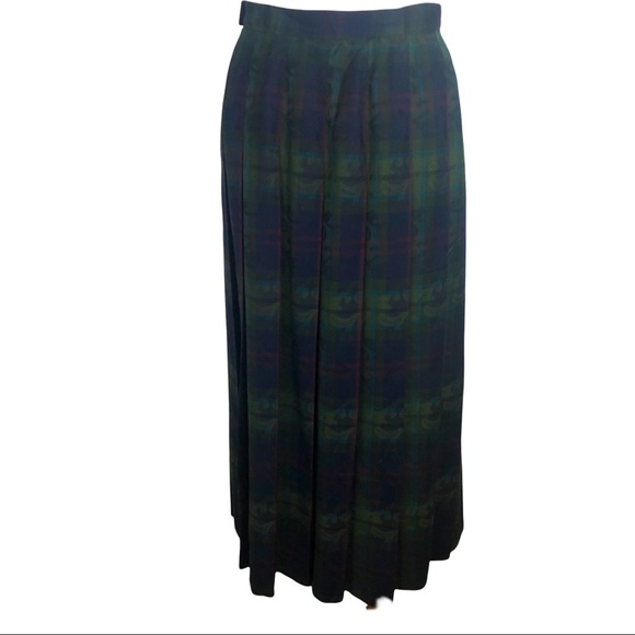 PENDLETON VINTAGE CLASSIC PLEATED WOOL SKIRT - Picture 4 of 14